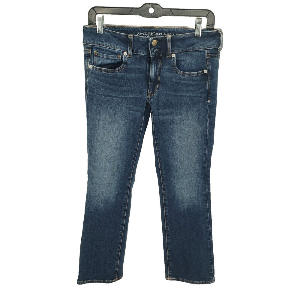 American Eagle Outfitters Super Stretch Artist Cropped Jeans Womens Size 4